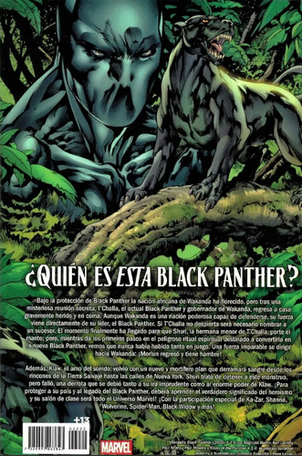Black Panther Shuri La Más Letal De Las Especies Marvel Delu
