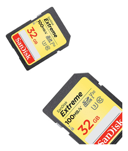 Memoria Digital Sd 32gb Extreme 4k Class 10 Camaras V30 Pc