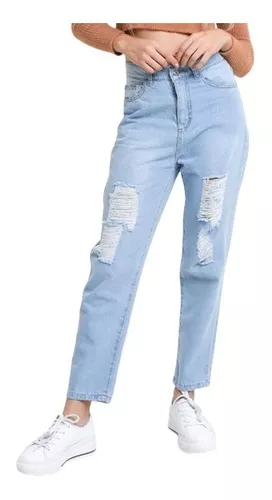 futuro repetición Interpretación Jeans Mujer Claros Rotos | MercadoLibre 📦