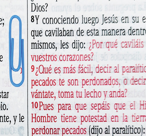 Letra Grande Biblia Reina Valera Concordancia Amplia. Índice
