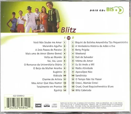 B151a - Cd - Blitz - Serie Bis - Duplo - Lacrado | MercadoLivre