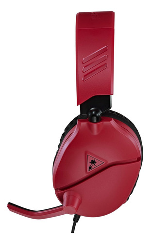 Turtle Beach Headset Gamer Recon 70 Preto E Vermelho