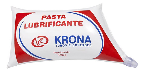 2 Pçs Çs Pasta Lubrificante Bisnaga 1000g Krona Acabamento Mate Cor Cinza