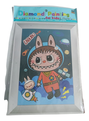 Kit Pintura De Diamante 15x21cm Capybara Personajes Kawaii