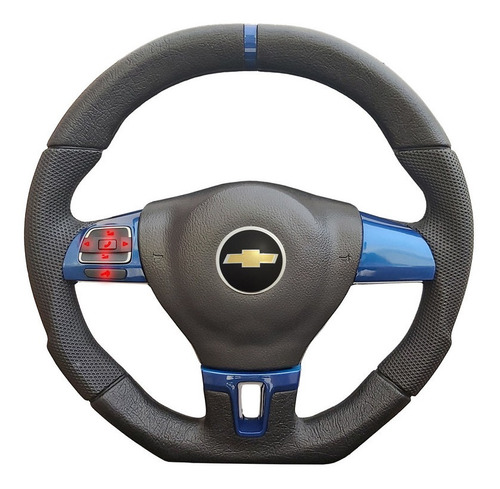 Volante Ss Controle Som Azul Led Gm Vectra 2009