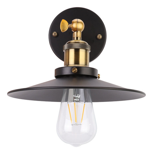 Lámpara De Pared Sconce 85-265v E27/e26, Estilo Retro, Hierr