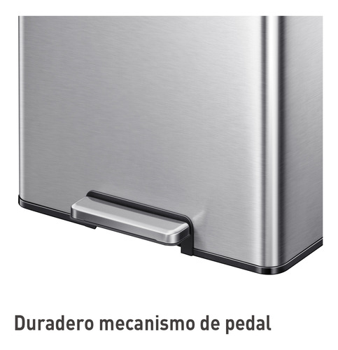 Bote De Basura 20+20l Eko Casa Doble Compartimento