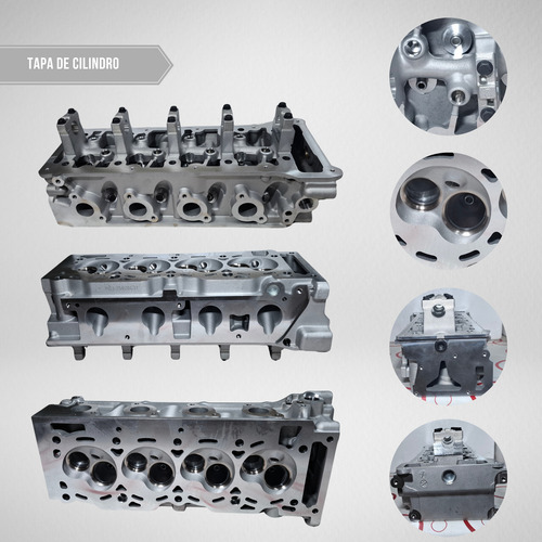 Tapa De Cilindros Ford Rocam 1.6 + 8 Válvulas + Kit Rep Vs