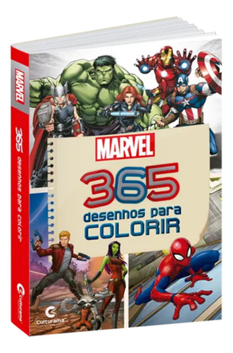Livro 365 Desenhos Para Colorir Disney Marvel Culturama