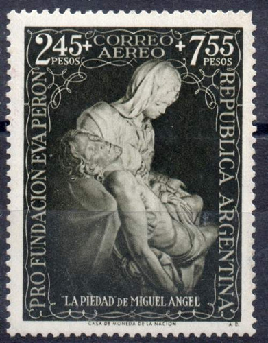 Argentina 1951. La Piedad De Miguel Angel, Nueva