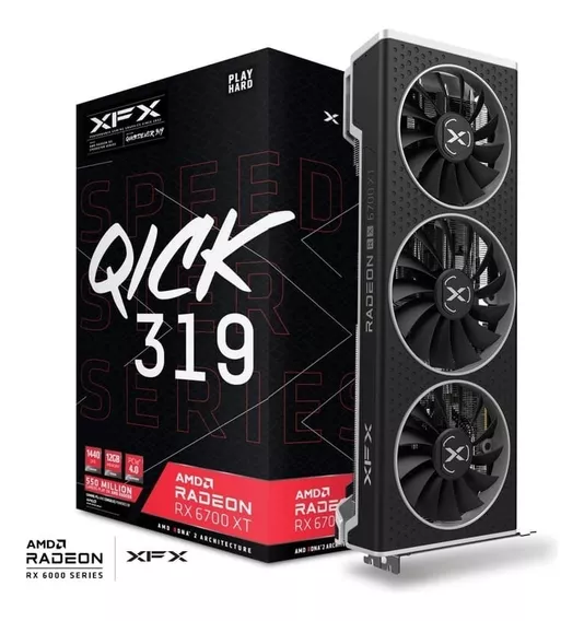 Amd Radeon Rx 6700 Xt Quick 319 Black 12gb