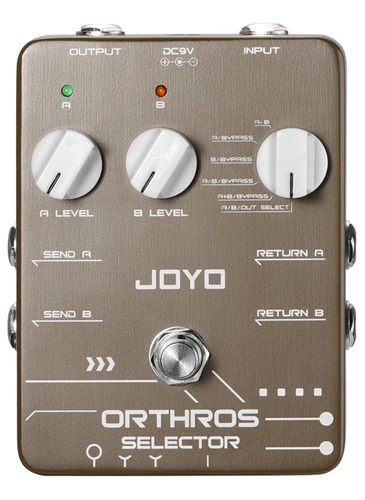 Pedal De Efectos Selector De Línea Multimodo Joyo Jf-24 Orth