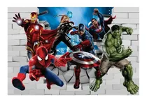 Comprar Vinilos Decorativos Efecto 3d Superheroes - 1.50mx1m