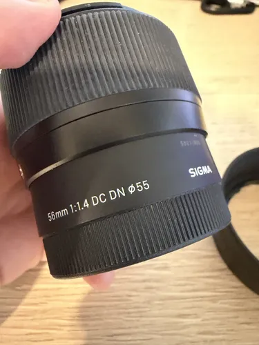 Lente Sigma 56mm F1.4 Dc Dn Contemporary Para Sony E | MercadoLivre
