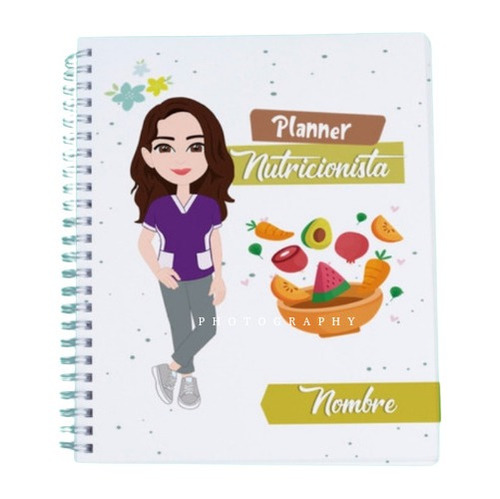 Agenda Nutrióloga / Agenda Para Citas / Nutricionista Mujer