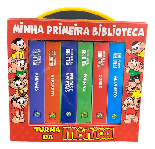 Box Com 6 Livros Turma Da Mônica Da Coleção Minha Primeira Biblioteca Edição 1 Em Português, 2025 Por On Line Editora
