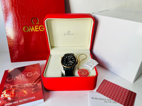 Reloj Pulsera Omega Seamaster Cobre/ Negro Negro Cobre Negro (Usado)