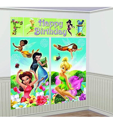 Kit De Decoración De Pared Disney Tinkerbell |