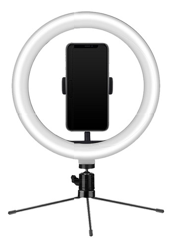 Ring Light Suporte Small Led Com Suporte Celular E Microfone