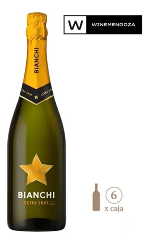 Espumante Bianchi Estrella Extra Brut (6 Botellas X 750cc)