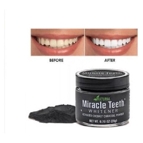Polvo para blanqueamiento dental Genérica Carbon de 20g