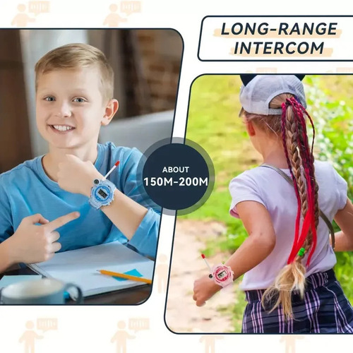 Rq Reloj De Pulsera Para Niños C Radios Walkie Talkies