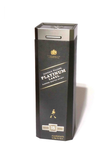 Estuche De Colección De Whisky J. W. Platinum Label Vacio