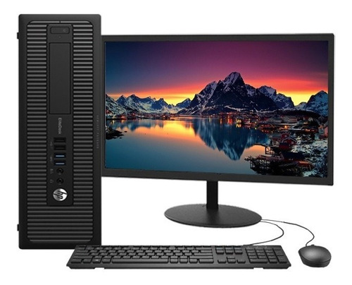 Computadora Hp 800 G2 I5 6th Gen 8gb Ram 256gb Ssd Lcd 19´´ (Reacondicionado)