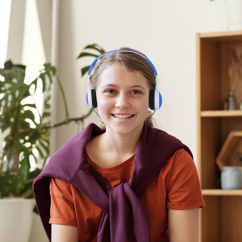 Auriculares Plegables De 1 Pieza, Montados En La Cabeza, Con