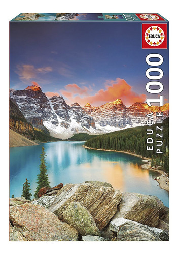 Imagen 1 de 6 de Puzzle Rompecabeza Lago Moraine Canada 1000 Piezas Educa Ax®