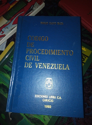 Codigo De Procedimiento Civil De Venezuela, Emilio Calvo 