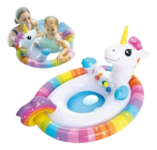 Flotador Unicornio Intex Para Niños Inflable 