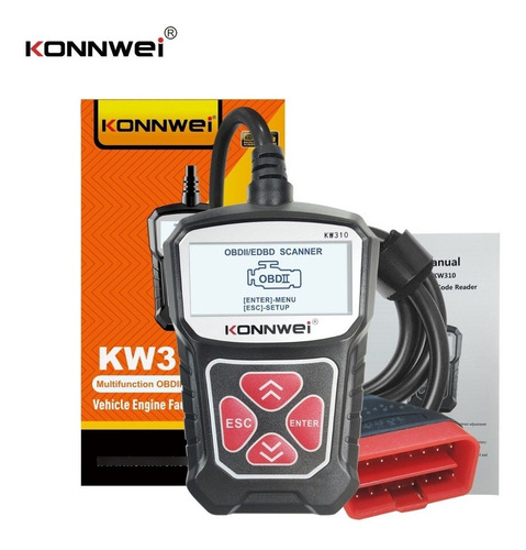 Imagen 9 de 10 de Escaner Auto Obd2 Konnwei Kw310 Diagnostico 21import