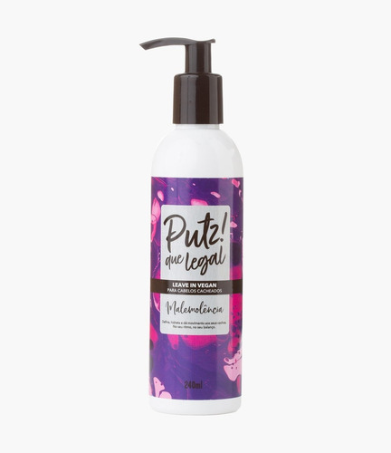Imagem 1 de 1 de Creme Vegano Para Pentear Cabelos Cacheados Putz Que Legal