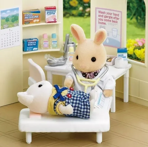 Sylvanian Families Clinica Rural Y Muebles 5096 Original Edu