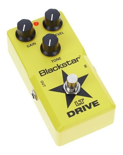 Pedal De Efecto Blackstar Overdrive Lt Over Para Guitarra Color Amarillo