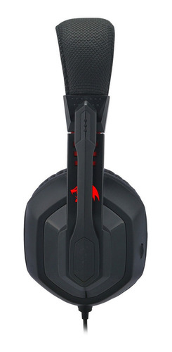 Imagen 2 de 4 de Auriculares gamer Redragon Ares H120 negro y rojo