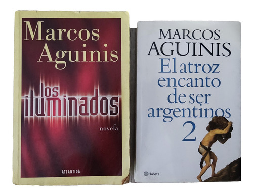 Combo X2 Libros Marcos Aguinis Los Iluminados + El Atroz (Usado)