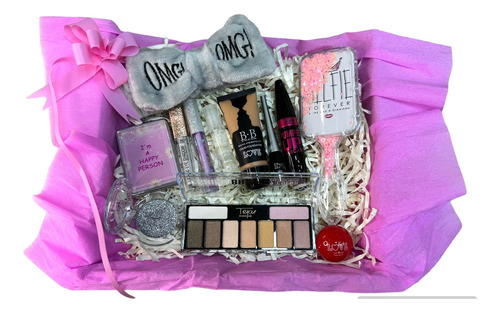 Caja De Maquillaje Tejar Make Up Para Regalo X 12 Productos 