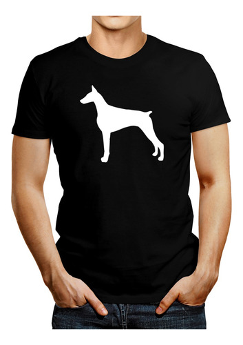 Idakoos Polo Doberman Pinscher Silhouette