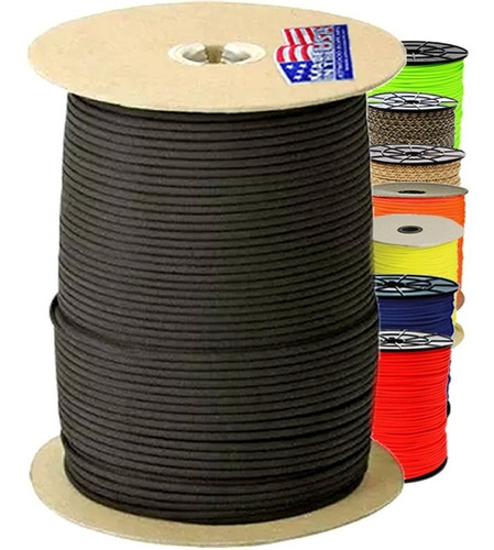 Paracord 550 7 Filamentos Metro 250kg Fabricado Nos Eua 10mt