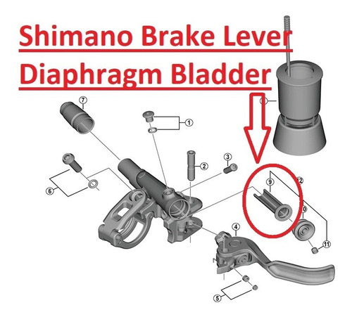 Diafragma Para Palanca Xtr (bl-m9100) (y8wm9801t)