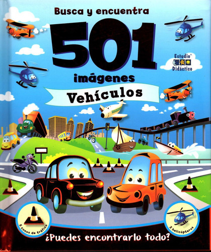 501 Imágenes Vehículos, De Equipo Editorial. Editorial Estudio Didáctico En Español