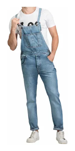Jeans jardineros online hombre