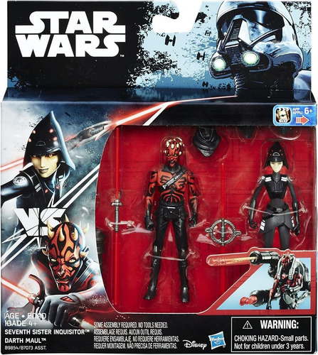 Darth Maul Vs Seventh Sister Inquisitor 3.75 ( 10cm ) Nueva