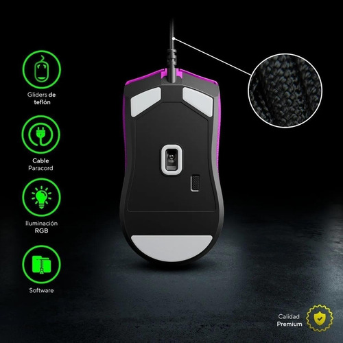 Mouse gamer de juego VSG Aurora púrpura austral