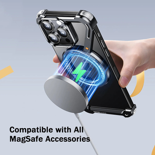 Funda Metálica Sin Marco Z Para iPhone 13/14/15/16 Pro