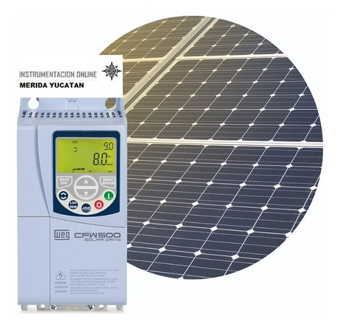 12105914-7.5variador Solar Weg Cfw500 7.5hp 24amp 230 3 F