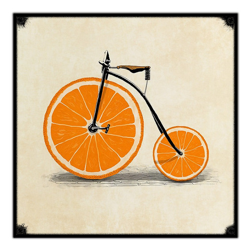 #469 - Cuadro Vintage 30 X 30 - Triciclo Bicicleta Poster 