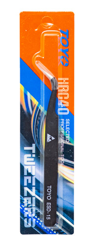 Pinza Antiestática Punta Curva Esd-15 Toyo
